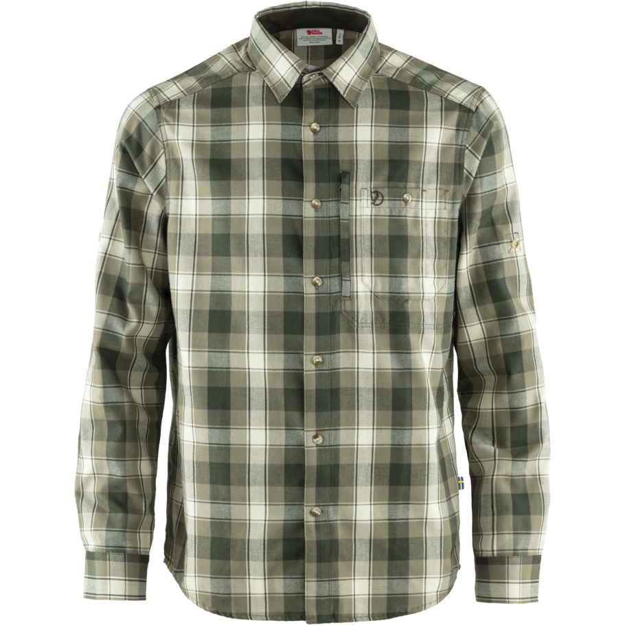 Fjällglim Ls Camisa M Fjällräven Moda Bosque Profundo