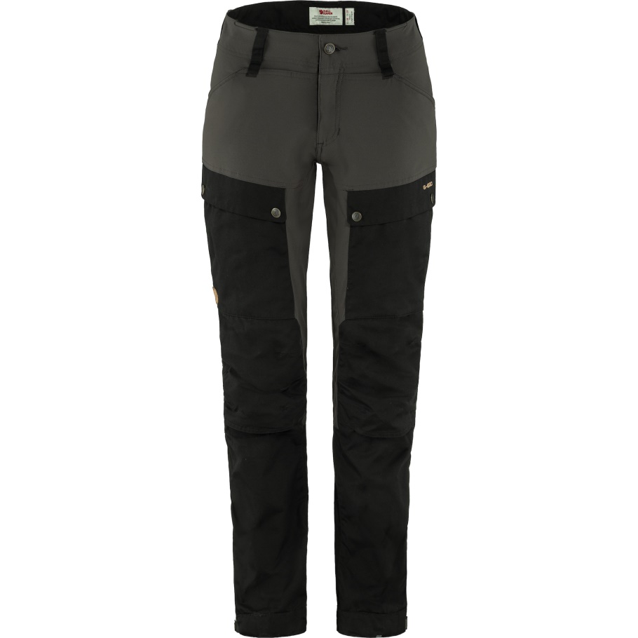 Pantalones Keb W Cortos Negro-gris Piedra Fjällräven Moda
