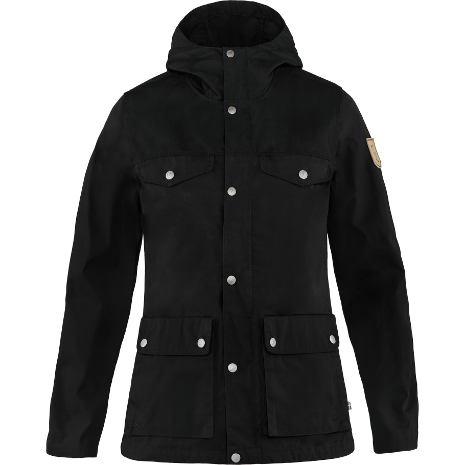 Chaqueta De Groenlandia Con Marca De Moda Fjällräven Negra