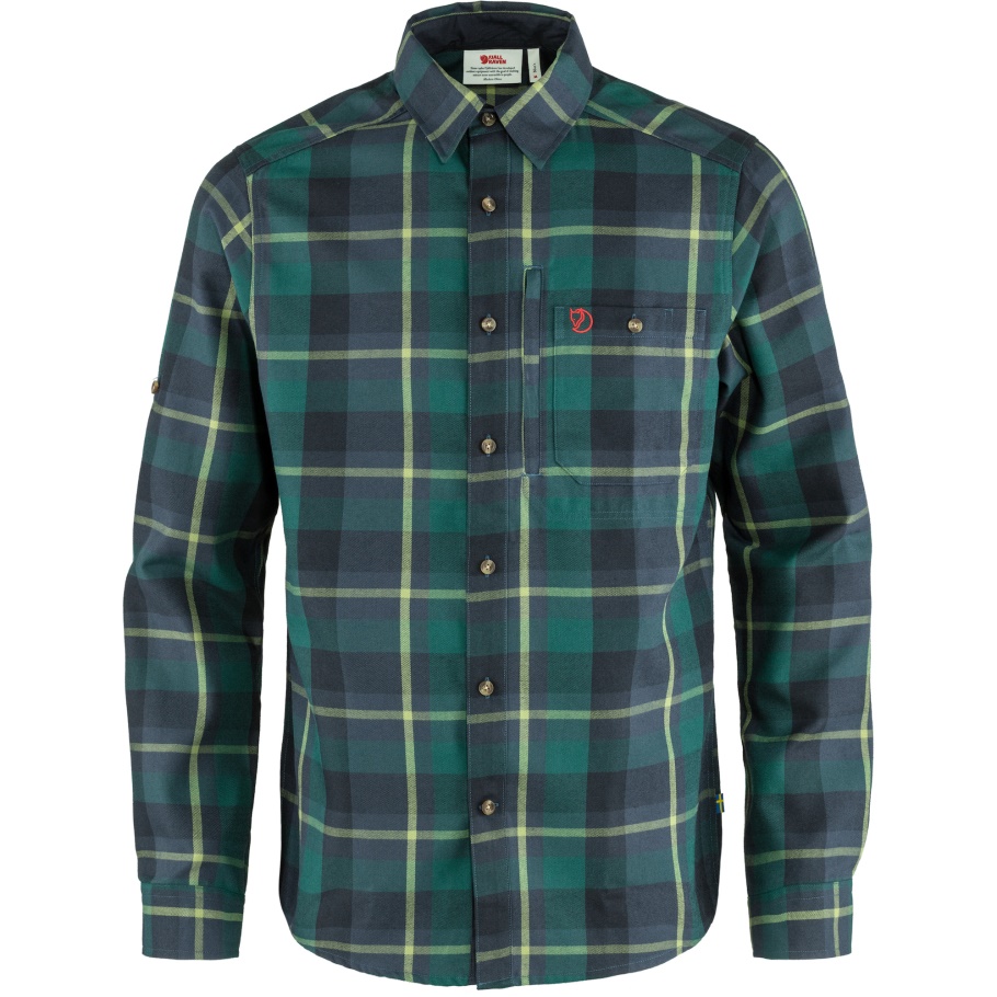 Arctic Green-navy Fjällräven Moda Fjällglim Camisa M