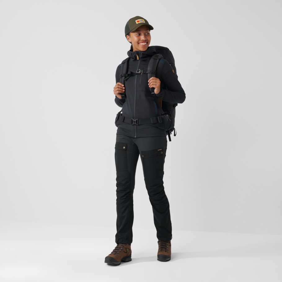 Fjällräven Fashion Deep Forest-pantalones Keb Verde Laurel W Reg