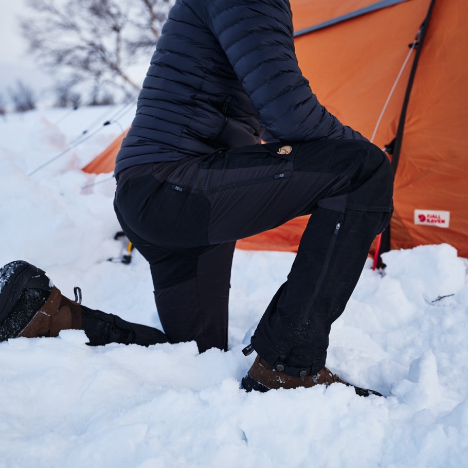 Fjällräven Fashion Deep Forest-pantalones Keb Verde Laurel W Reg