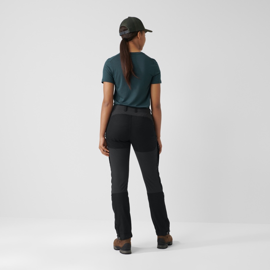 Fjällräven Fashion Deep Forest-pantalones Keb Verde Laurel W Reg