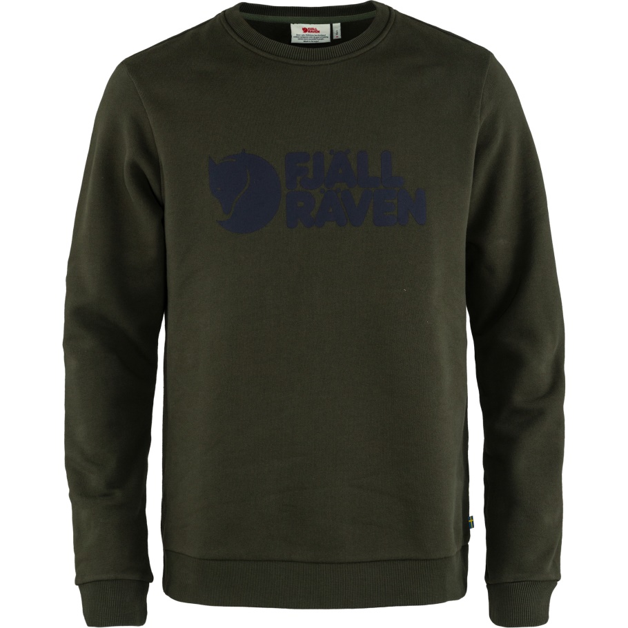 Logo Suéter M Bosque Profundo Fjällräven Moda