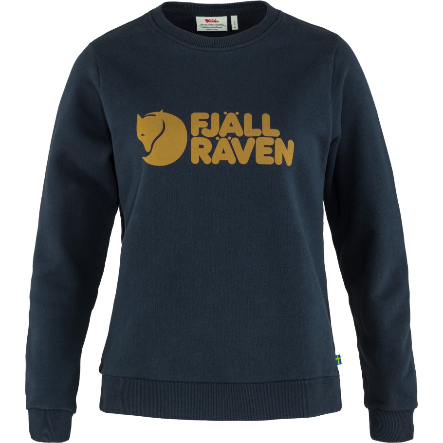 Suéter Con Logo W Fjällräven Moda Azul Marino Oscuro