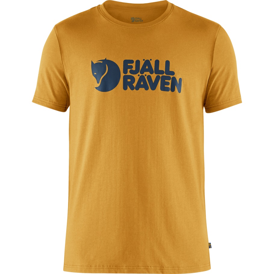 Camiseta Ocre Fjällräven Con Logo De Moda W