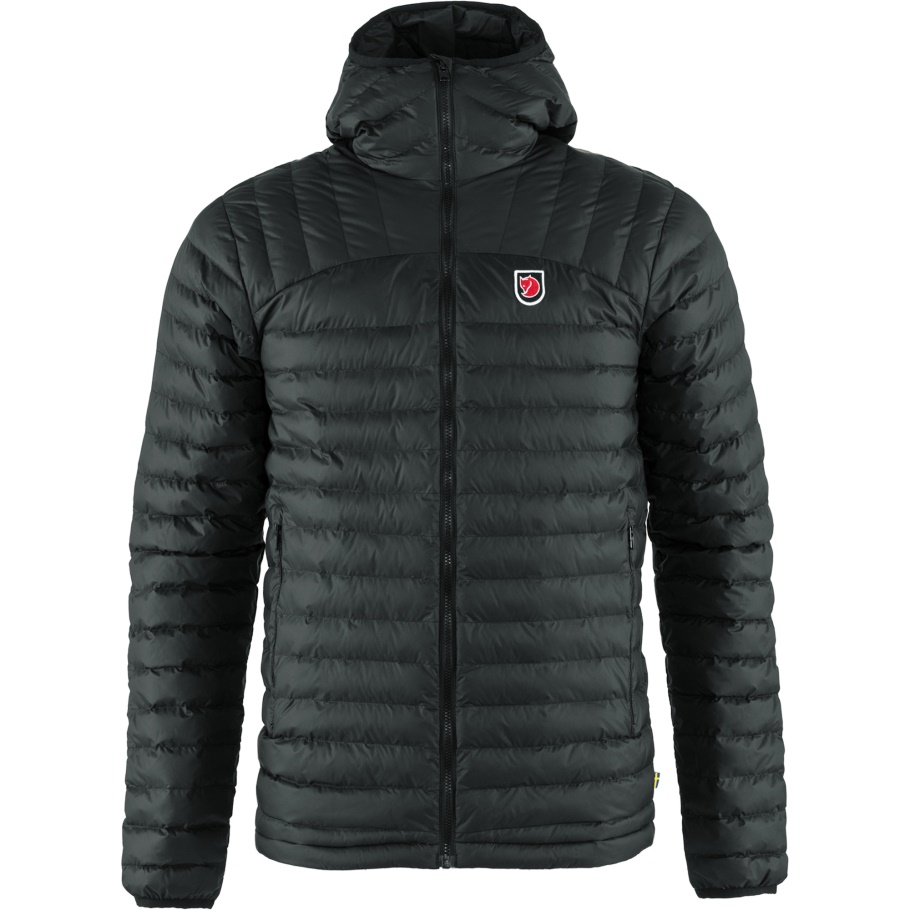 Negro Fjällräven Moda Expedición Luz Sudadera Con Capucha M