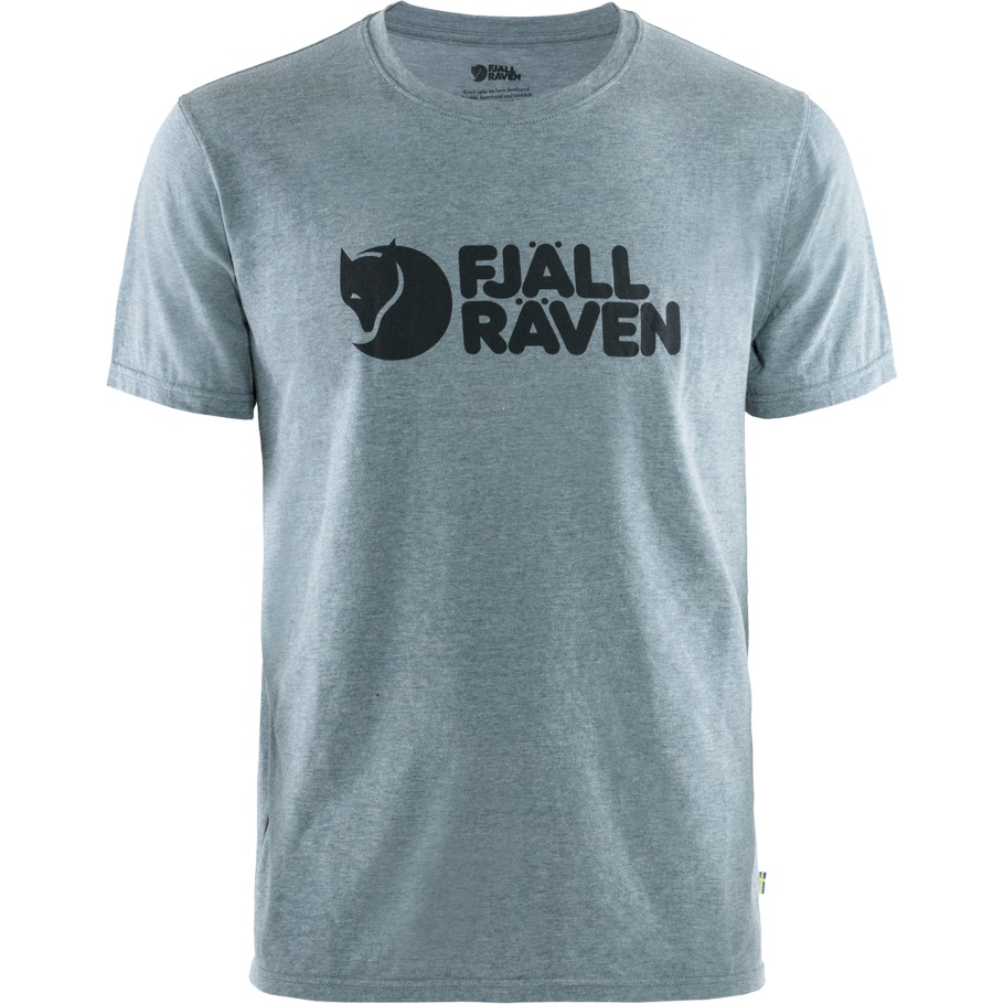 Fjällräven Fashion Uncle Blue-melange Logo Camiseta M