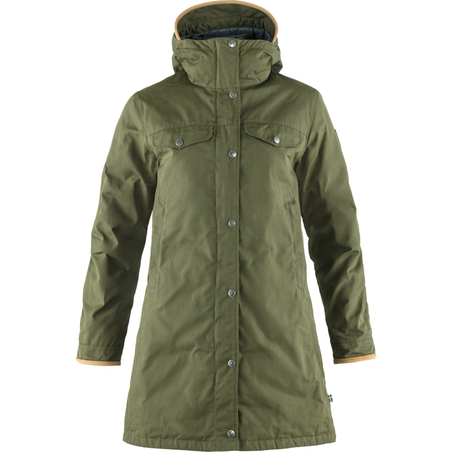 Fjällräven Moda Groenlandia No. 1 Parka De Plumón Con Verde Laurel