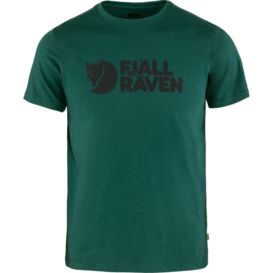 Camiseta Con Logo De Moda Fjällräven Verde ártico M