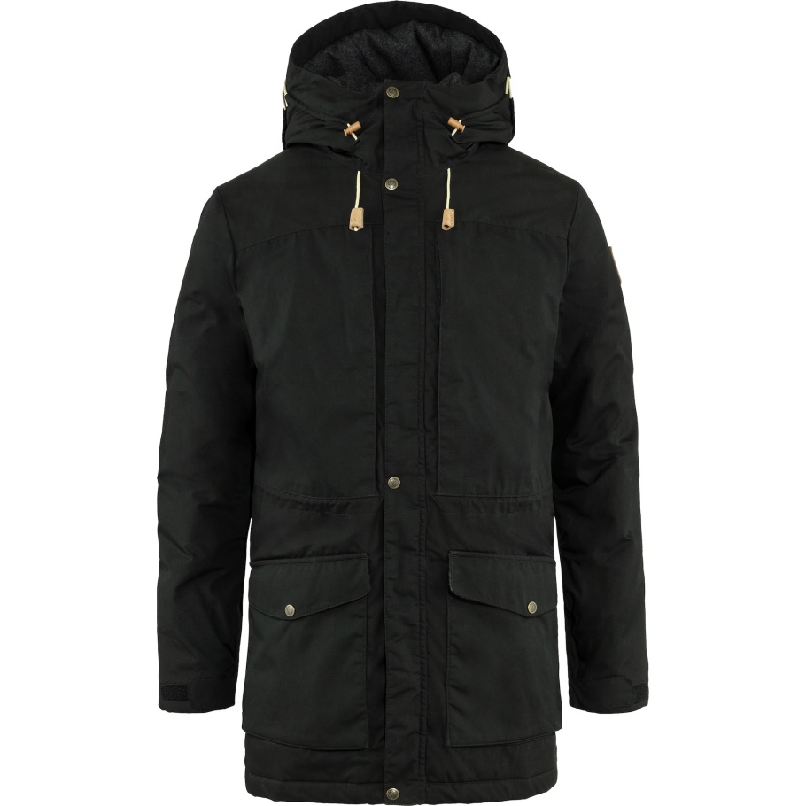 Singi Parka Acolchada De Lana M Negro Fjällräven Moda