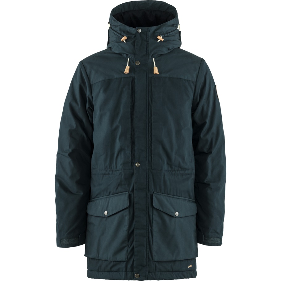 Azul Marino Oscuro Fjällräven Fashion Singi Parka Acolchada De Lana M
