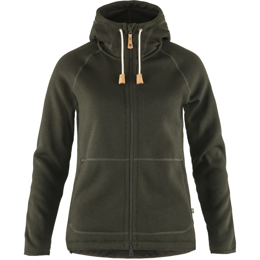 Fjällräven Fashion Övik Sudadera Con Capucha De Forro Polar Con Bosque Profundo
