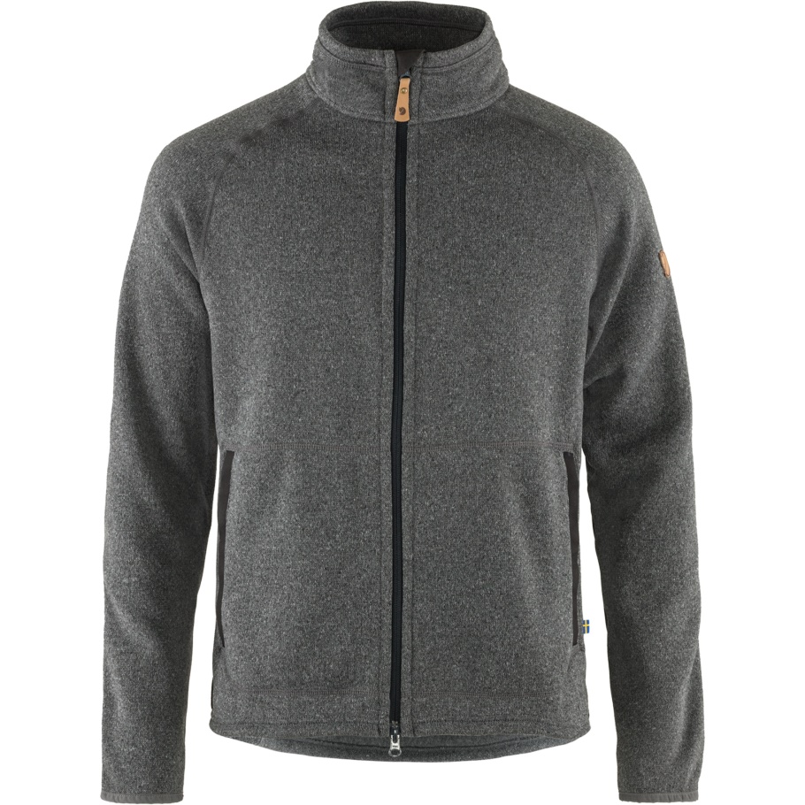 Fjällräven Fashion Övik Suéter Polar Con Cremallera M Gris Oscuro