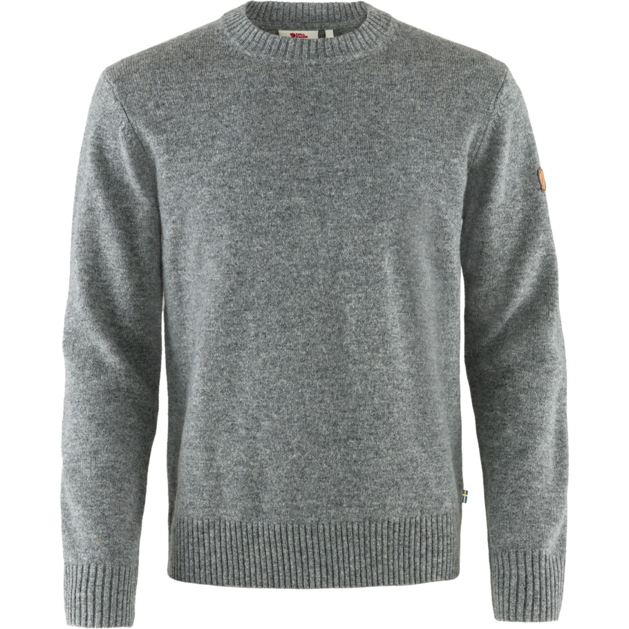 Fjällräven Moda Gris Övik Suéter Con Cuello Redondo M