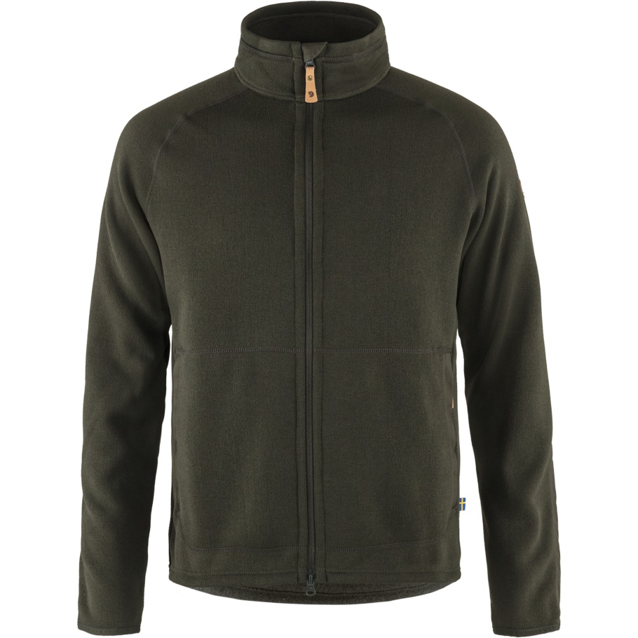 Jersey Polar Con Cremallera Övik M Fjällräven Fashion Deep Forest