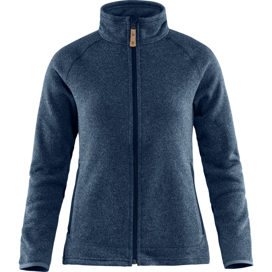 Suéter Azul Marino Con Cremallera De Polar Övik W Fjällräven Fashion