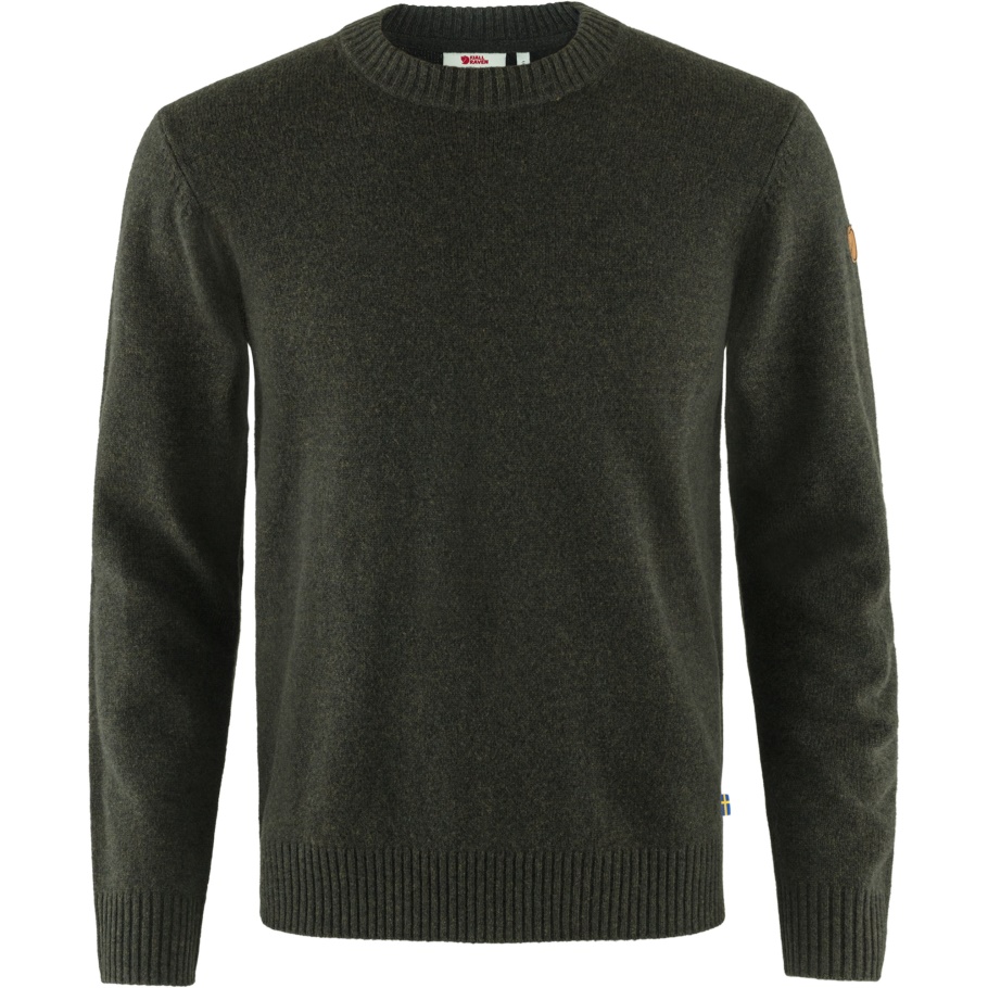Övik Jersey Con Cuello Redondo M Fjällräven Fashion Oliva Oscuro