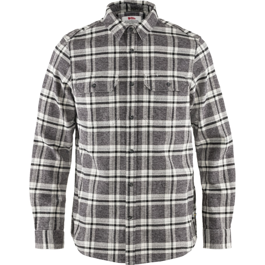 Fjällräven Fashion Övik Camisa De Franela Gruesa M Gris Oscuro