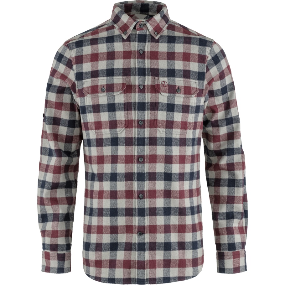 Fjällräven Moda Oscuro Granate-niebla Bosque Camisa M