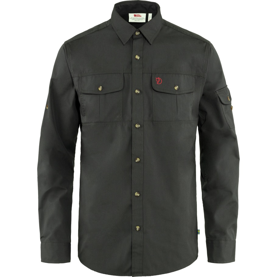 Fjällräven Fashion Gris Oscuro Singi Trekking Camisa Manga Larga M