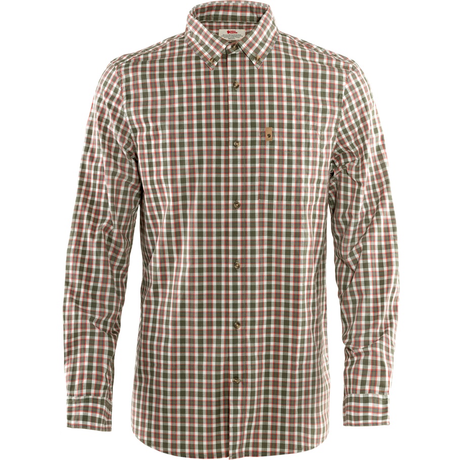 Verde Laurel Fjällräven Moda Övik Camisa Ls M