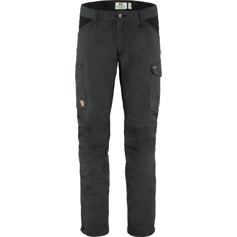 Fjällräven Fashion Pantalones Kaipak Gris Oscuro-negro M Largo
