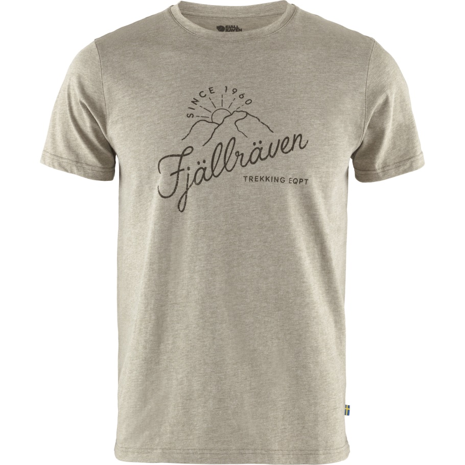 Camiseta Fjällräven Fashion Sunrise M Light Olive-melange