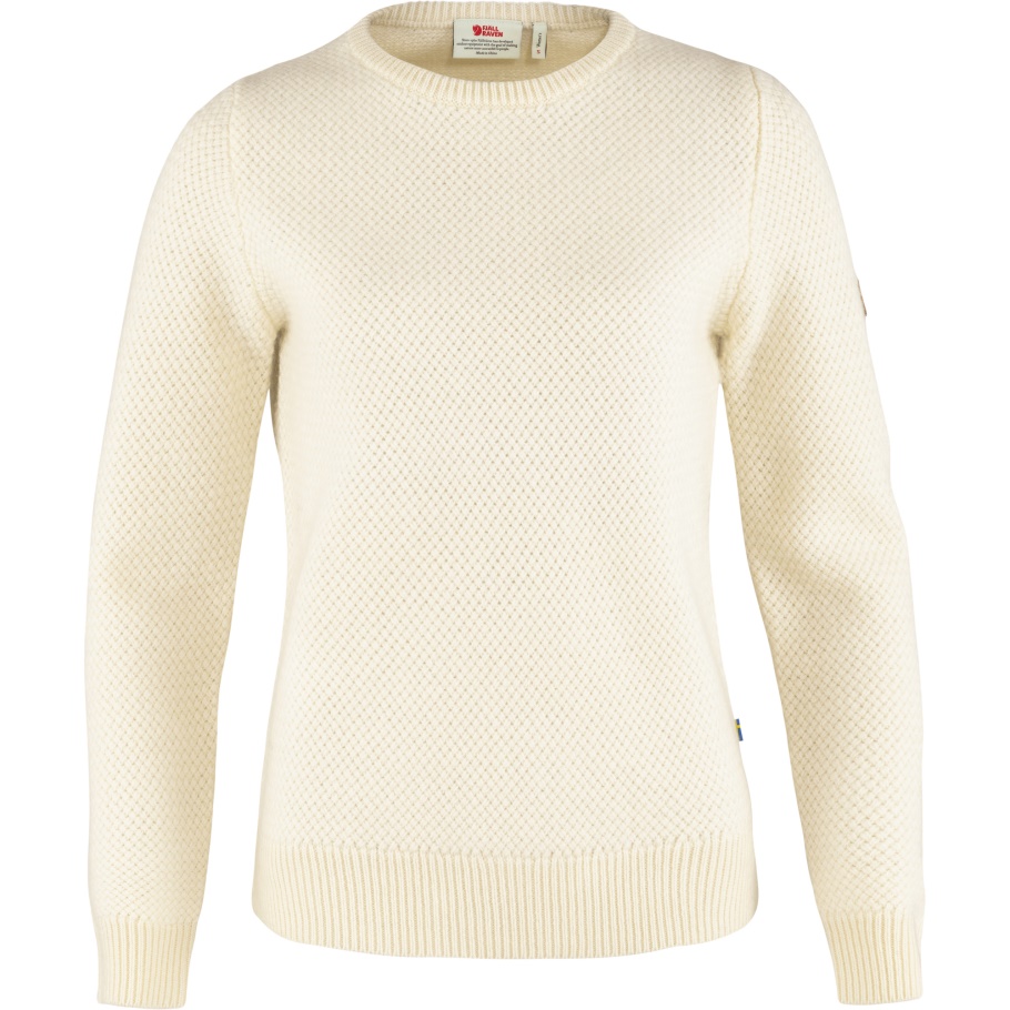 Fjällräven Moda Övik Estructura Suéter Blanco Tiza