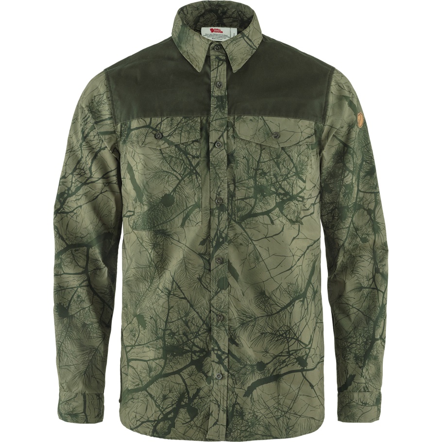 Värmland G-1000 Camisa M Verde Camo-bosque Profundo Fjällräven Moda