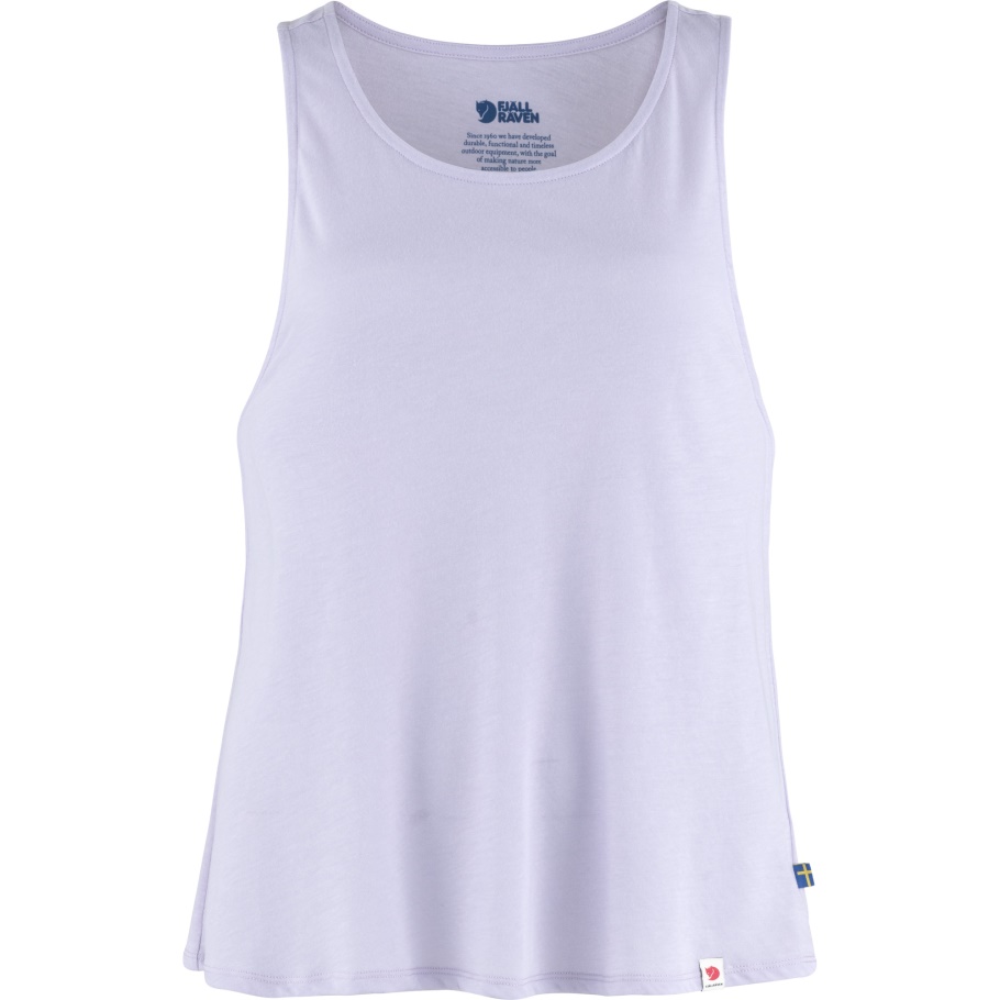 Fjällräven Camiseta Sin Mangas Holgada High Coast De La Marca De Moda Con Lavanda Pastel