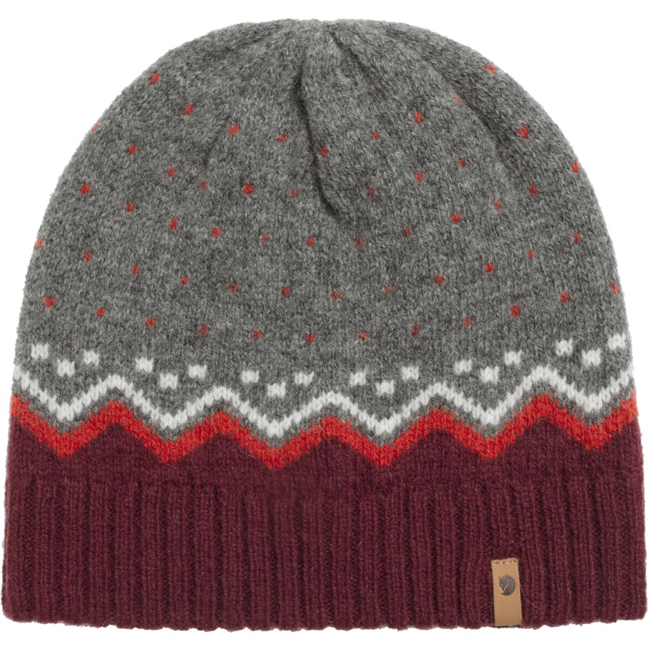 Gorro De Punto Övik Granate Oscuro Moda Fjällräven