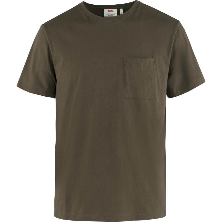 Camiseta Övik Con Fjällräven Fashion Oliva Oscuro