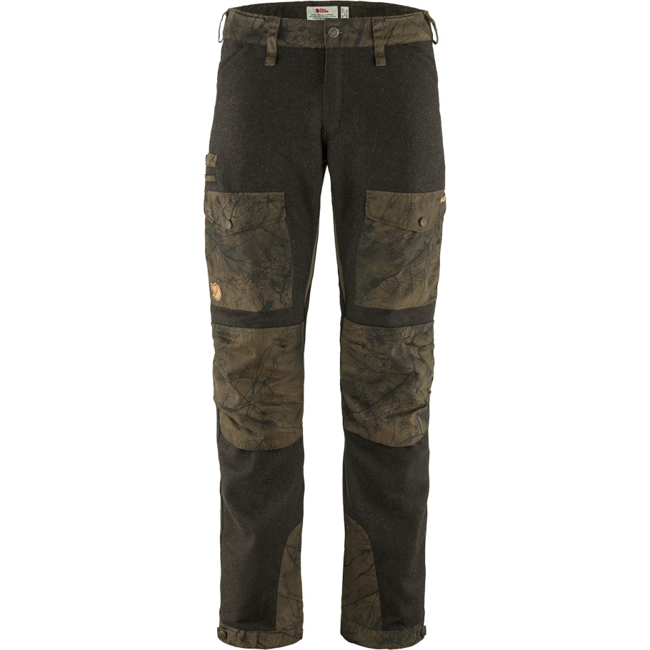 Fjällräven Fashion Dark Olive-dark Olive Camo Värmland Pantalones De Lana M