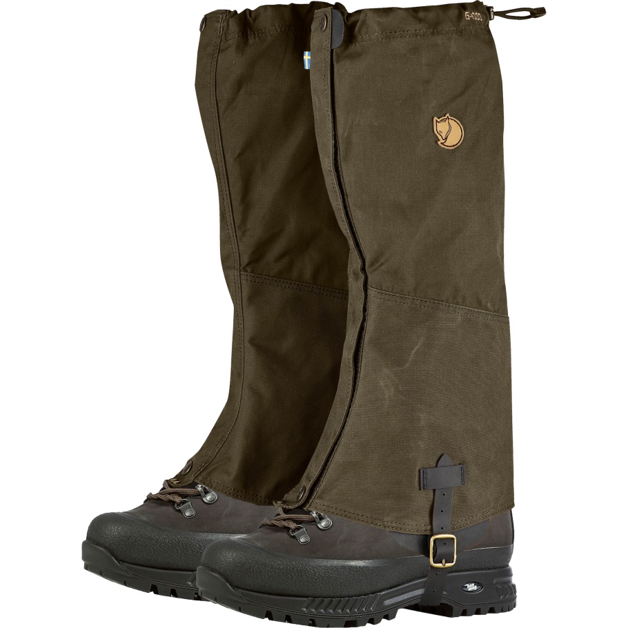 Fjällräven Polainas Singi De Oliva Oscuro De Moda