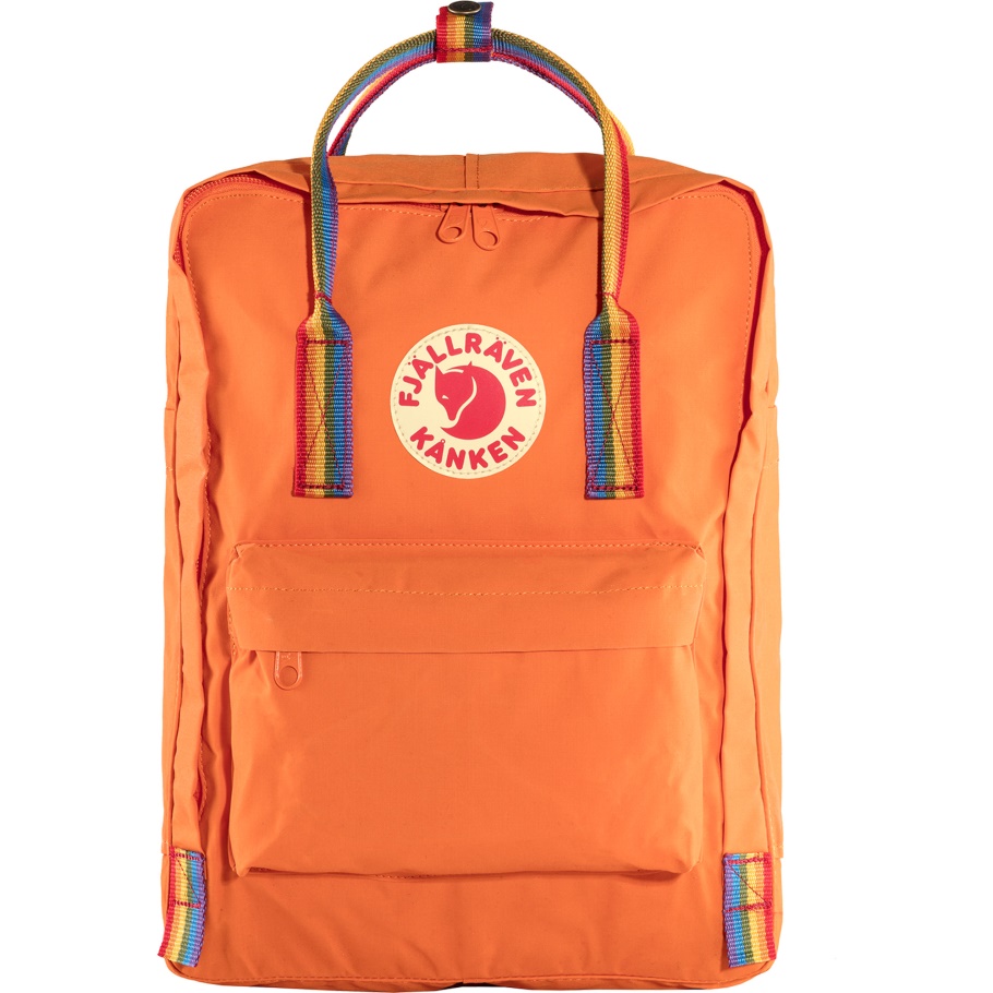 Fjällräven Moda Quemado Naranja-arcoíris Patrón Kånken Arcoíris