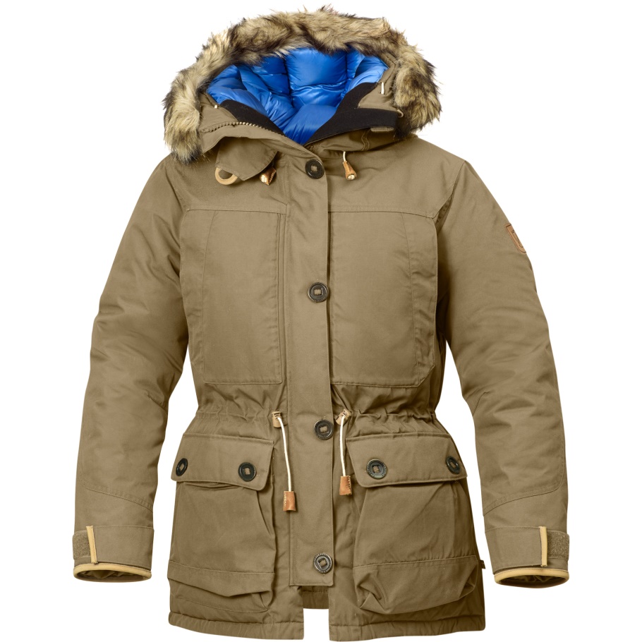 Expedición Abajo Parka No. 1 W Arena De Moda Fjällräven