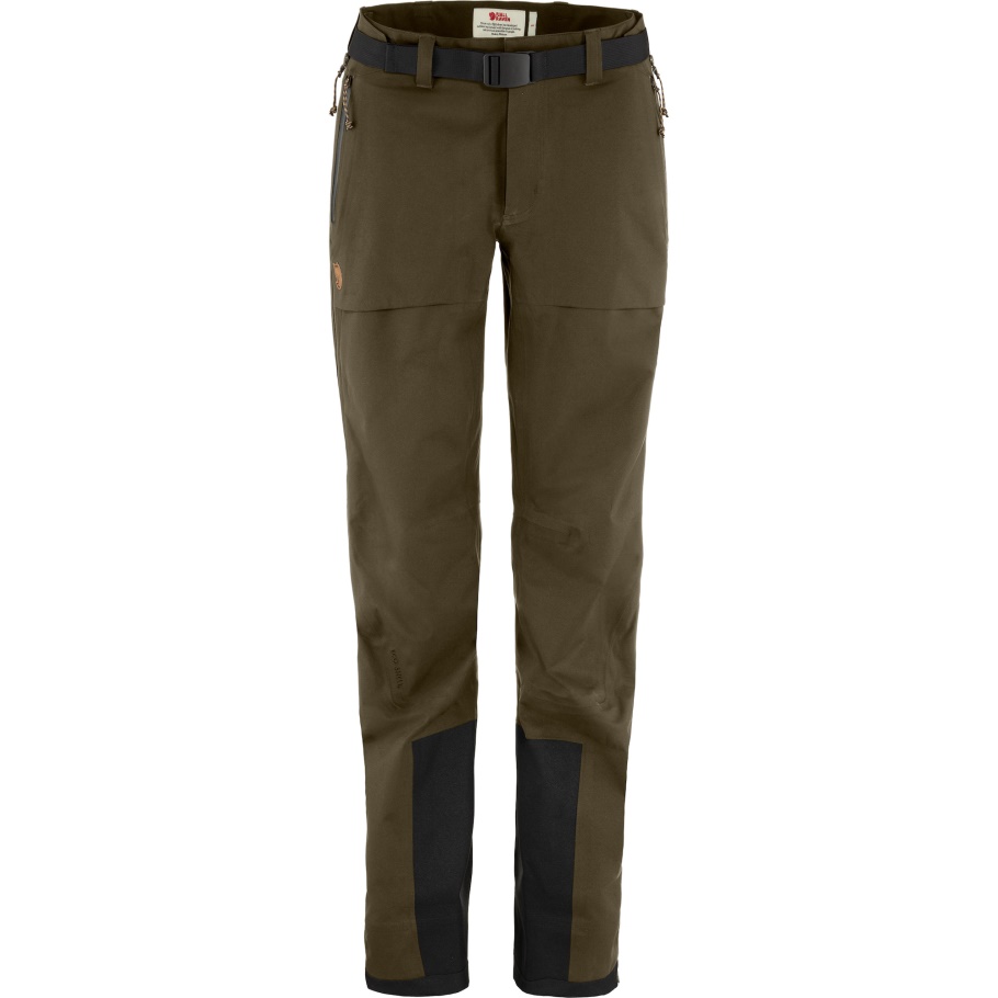 Pantalones Keb Eco-shell W Fjällräven Fashion Oliva Oscuro