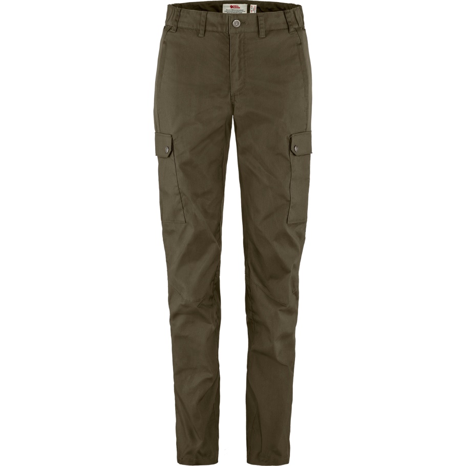 Pantalones Stina Verde Oliva Oscuro Con Moda Fjällräven