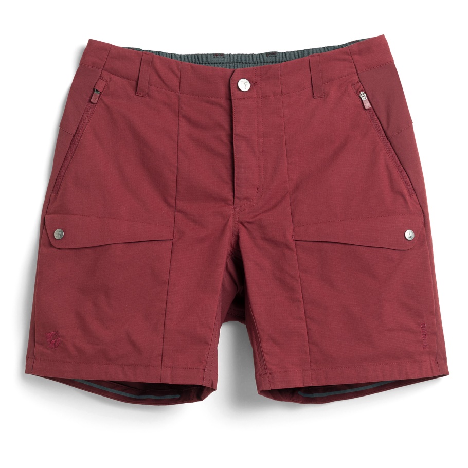 Pantalones Cortos Híbridos De Jinete S/f Rojo Burdeos Con Moda Fjällräven