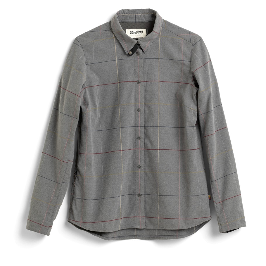S/f Camisa De Franela De Jinete Manga Larga Con Ventana De Bandera Gris Fjällräven Moda