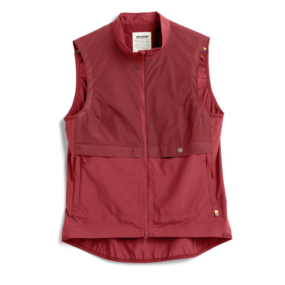 Chaleco De Aventura S/f Rojo Granada Con Moda Fjällräven