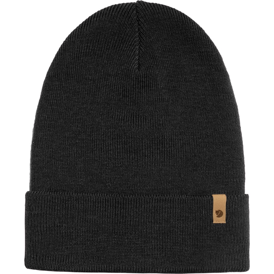 Fjällräven Moda Clásico Sombrero De Punto Negro