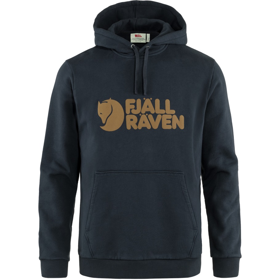 Sudadera Con Capucha Y Logo Azul Marino Oscuro M Fjällräven Fashion