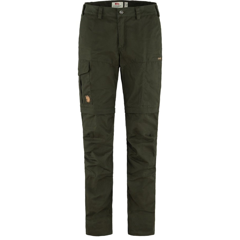 Pantalones Con Cremallera Karla Pro Con Deep Forest Fjällräven Fashion