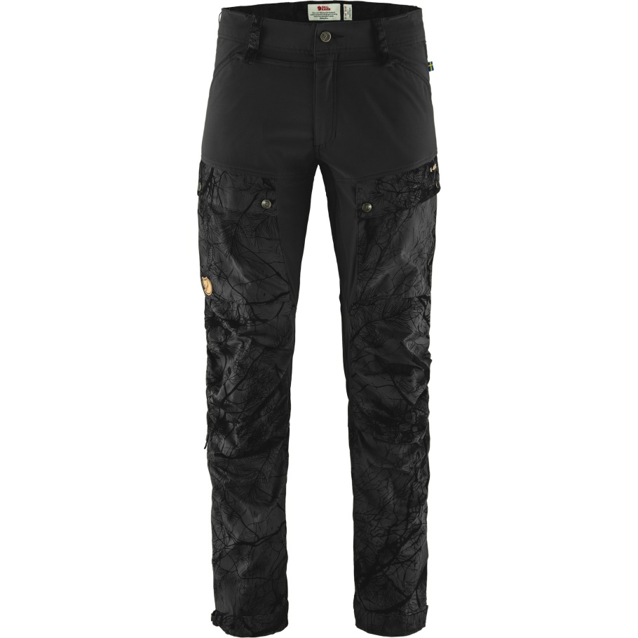 Pantalones Keb M Long Black Camo-black Fjällräven Moda