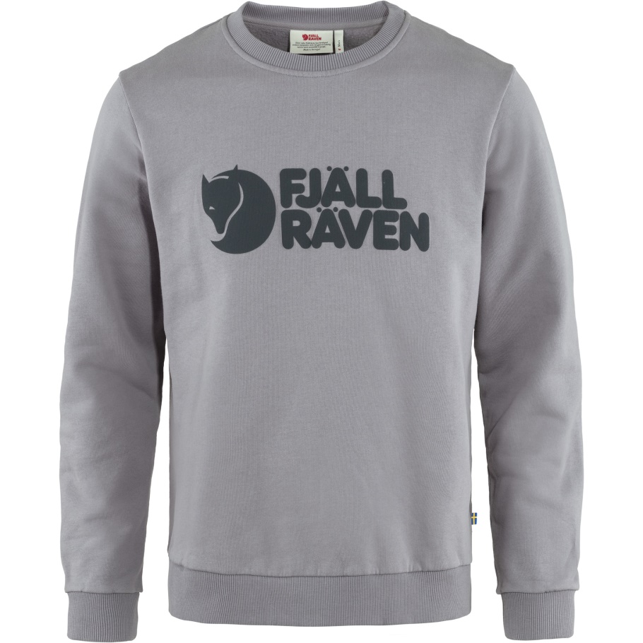 Suéter Con Logo M Fjällräven Moda Pedernal Gris