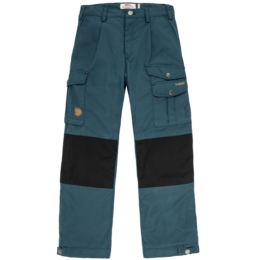 Fjällräven Moda Niños Vidda Pantalones Acolchados Montaña Azul
