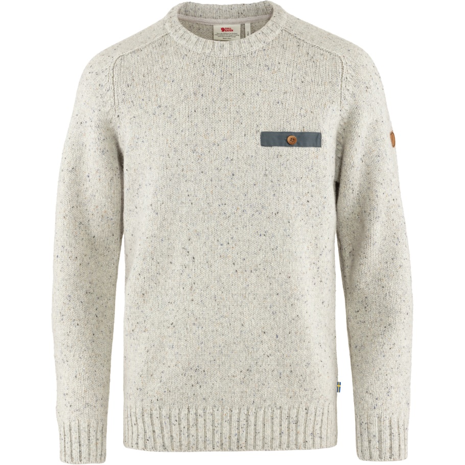 Fjällräven Moda Tiza Blanco Lada Suéter Con Cuello Redondo M