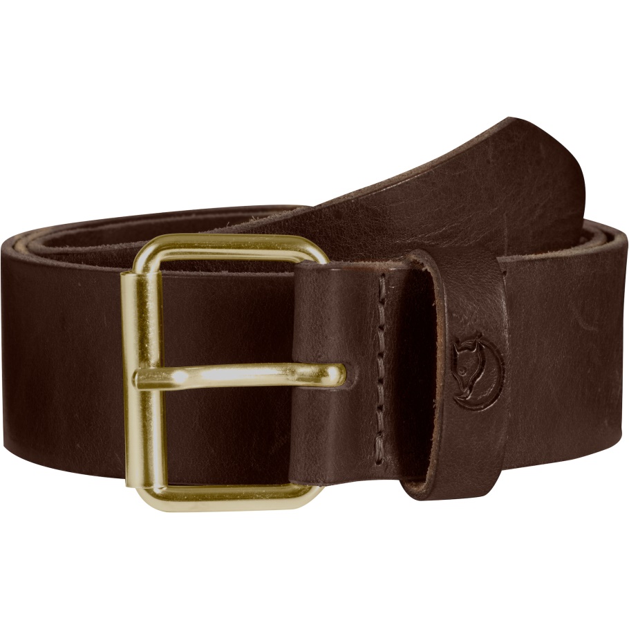 Cinturón Singi 4 Cm Fjällräven Marca De Moda Cuero Marrón